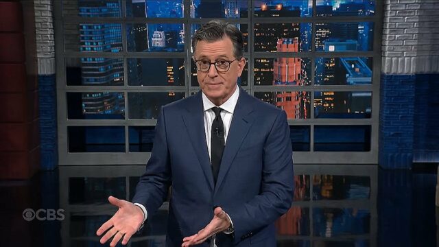 Colbert estava brincando que sabíamos que mais para Trump Epstein Connections: "Queremos não ser mais" vídeo

