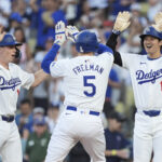 Como calcula as camisas de jogo All-Star Los Angeles Dodgers 2025: Shop NL Hats, Ohtani, Freeman, Freeman, incrível
