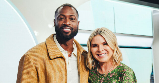 O quarto verde de Dwyane Wade no Today Show Studio em 9 de julho de 2025.