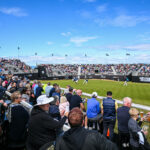 Confira o novo buraco do palco no aberto escocês, semelhante ao Phoenix Open