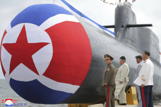 Coréia do Norte Coréia Coreia para a construção naval de Kim Jong

