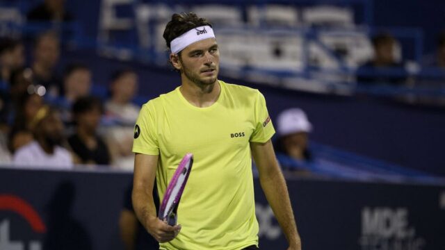 DC Open 2025: As melhores sementes Taylor Fritz Falls nas quartas de final

