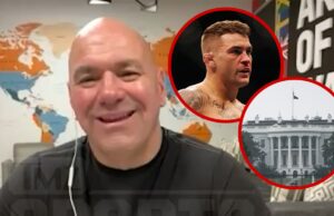 Dana White UFC logo termina a WEG branca com Donald Trump 071525_dana_wite_pairier_wite_hus_kal_walk