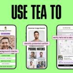 screenshots of teap app