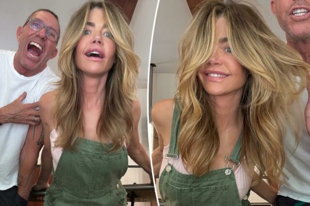 Denise Richards mostra uma metamorfose dramática graças à gentileza de Jennifer Aniston Hair Guru

