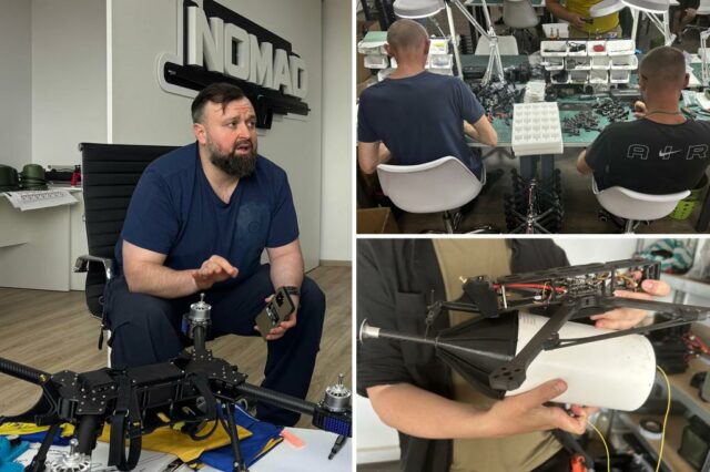 Dentro da fábrica de tecnologia de drones ucranianos que podem ajudar os militares dos EUA

