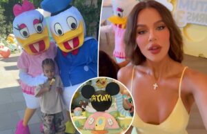 Dentro da festa extravagante sobre o assunto da Disney Khloé Kardashian para o terceiro aniversário de seu filho Tatum Dentro da festa extravagante sobre o assunto da Disney Khloé Kardashian para o terceiro aniversário de seu filho Tatum