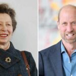 Dentro do relacionamento da princesa Anne e Prince William ao longo dos anos