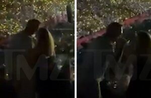 Diretor Geral Astrônomo Andy Bayron Kristin Cabat Kisses no Goldplay Concert 071825_COLDPLAY_CUPLE_BEFORE_KAL