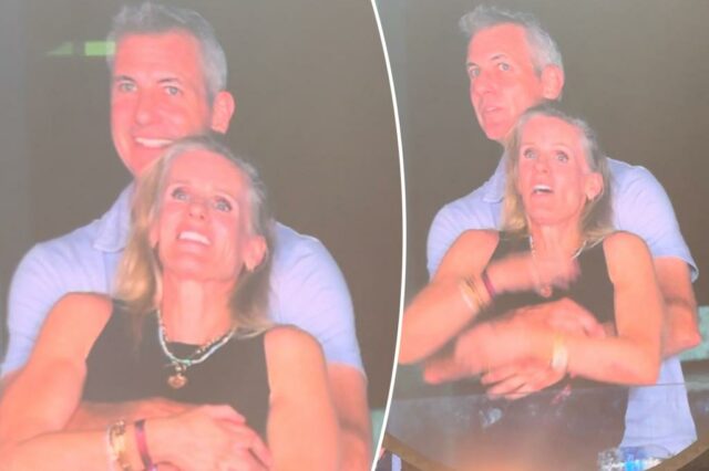 Diretor geral do astrônomo Andy Byron e o chefe da RH Kristin Cabot notou beijar no novo concerto Video Coldplay

