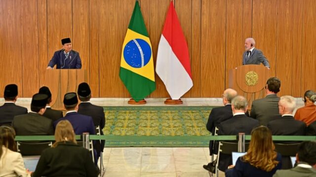 Discuta Gaza, Pabowo e Presidente Lula concordaram em aumentar a solução do estado

