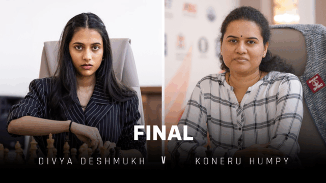 Divya Deshmukh vs. Koneru Humpy, Copa do Mundo Feminina 2025 End Atualizações ao vivo: Jogo 1 para começar às 4:45 IST

