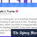 Donald Trump chama para o Camboja-Tailândia