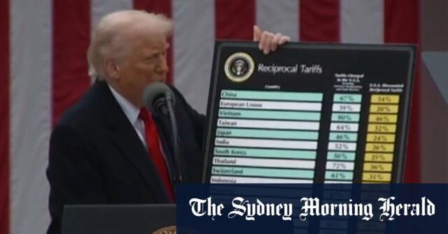 Donald Trump ordena 30 % de tarifas no futebol, no México

