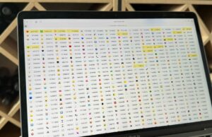 É o dia mundial dos emoji – quais são seus favoritos? Dia do Emoji Mundial | O site emojitracker ao vivo foi visto em uma tela Air MacBook