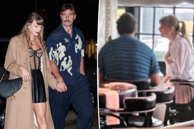 Eles notaram Taylor Swift e Travis Kelce em uma data baixa do almoço em Ohio

