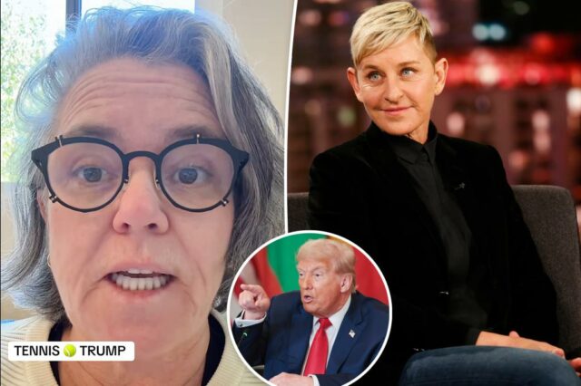 Ellen DeGeneres apóia Rosie O'Donnell após a ameaça cívica do presidente Trump, apesar da lacuna não resolvida

