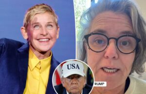 Ellen DeGeneres apóia Rosie O’Donnell quando Donald Trump ameaça desmontar a cidadania dos EUA Ellen DeGeneres apóia Rosie O'Donnell quando Donald Trump ameaça desmontar a cidadania dos EUA