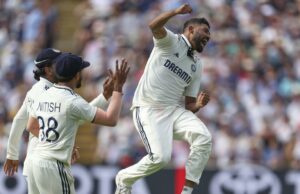 Eng vs., 2º teste: Siraj, Akash dá vantagem na Índia após o casal de Smith-Bruck na Inglaterra na Inglaterra Lightbox-Info