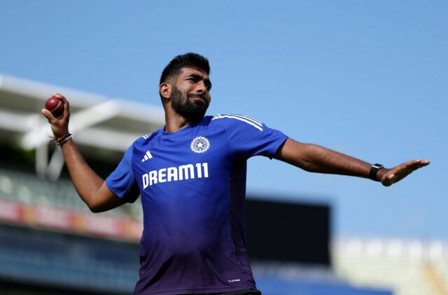 Jasprit Bumrah Bowling no primeiro teste de 2025 contra a Inglaterra - Fonte: Getty
