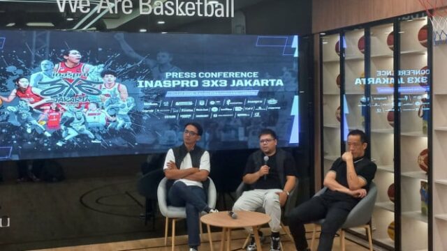 Equipe de basquete 3x3 Indonésia Guts de teste antes do mundo, em julho deste ano em GBK


