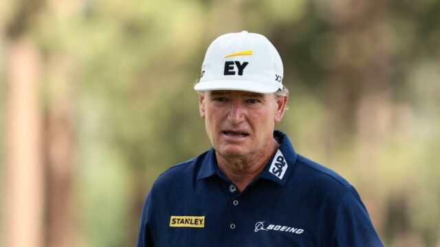 Ernie Els se aposenta do British Open

