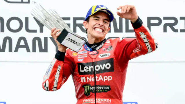 Escapando a armadilha mortal no MotoGP alemão, Márquez acabou usando o conhecimento

