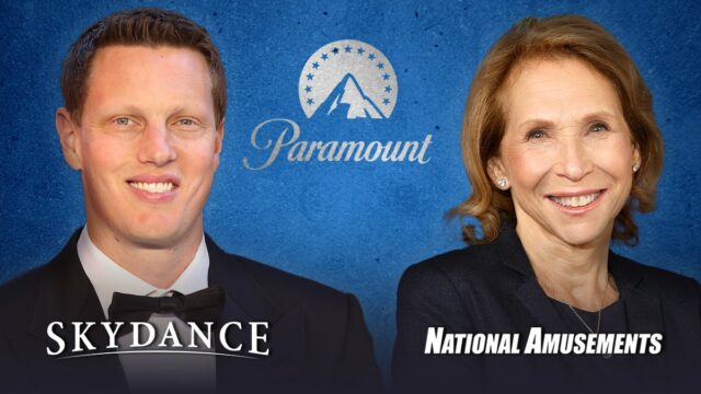 CEO da Skidance Media David Ellison e Presidente Nacional Sheri Rodstone