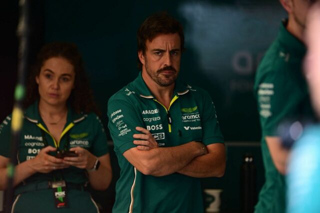 Fernando Alonso da Espanha (14) Aston Martin F1 Team - Fonte: Getty.