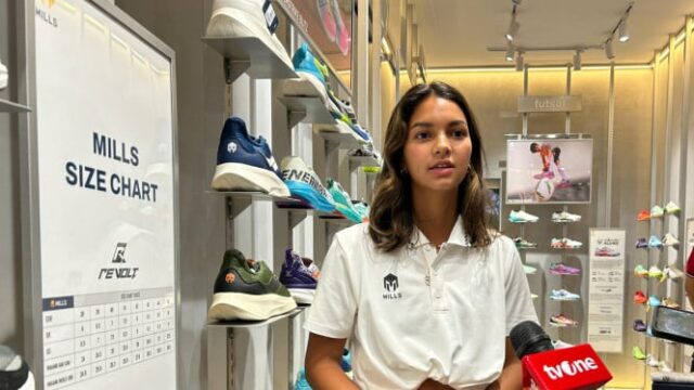 Estella Loupatty, que tenta roupas locais, destaca a importância da qualidade e conforto para os atletas

