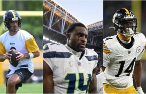 “Eu não vejo um plano” -Aaron Rodgers liderou o time George Pickens ‘Cuidado’ Alteração para o Min Metcalf depois de mudar a lógica de Colin Cowherd Stelers March Madness Logo