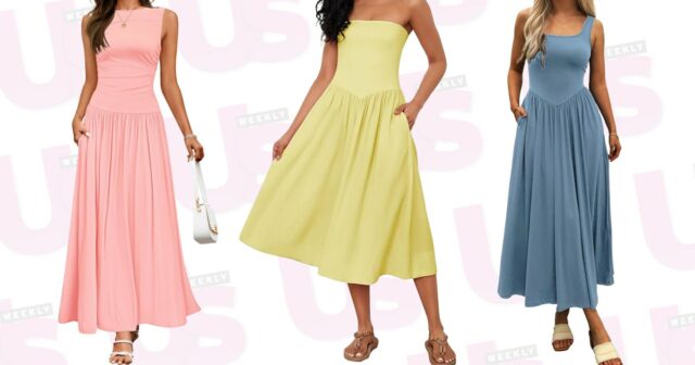 Eu tenho 5'3 ″, e esses 16 vestidos de cintura de 16 quedas realmente me fazem parecer mais alto e mais fino

