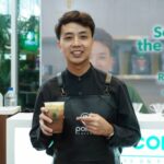 Experiência direta de elaboração de café com campeões mundiais de Baristas
