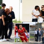 Família, colegas da equipe do Liverpool Soccer Star Diogo Jota com Zebra em Portugal para o funeral