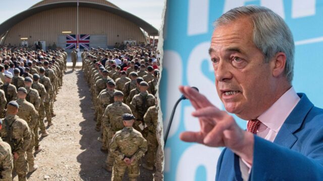Farage bate o reassentamento do Afeganistão Secreto de Reino

