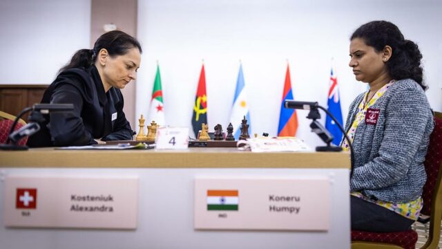 Fide World Championship for Women: todos os quatro índios levados ao vínculo em pré -Quarterfinals


