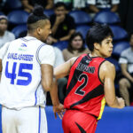 Don Trollalano de San Miguel Beermen, TNT TNT TNT TROPANG 5G contra o jogo 2 do PBA Philipin Cup Finals.