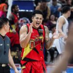 Arquivo - Jericho de San Miguel Beermen Cruz PBA Filipin Cup Finals Game 6 contra o TNT Tropang 5G -