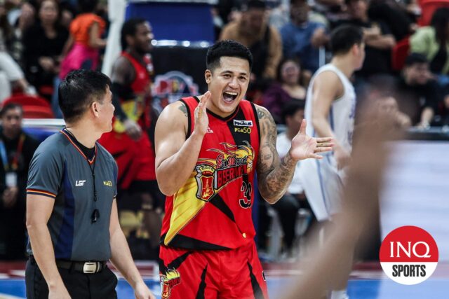 Arquivo - Jericho de San Miguel Beermen Cruz PBA Filipin Cup Finals Game 6 contra o TNT Tropang 5G -