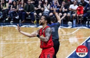 Final do PBA: Chris Ross responde a LastImosa ‘não é um homem bom’ O Chris Ross, de San Miguel Beemenmen, durante o 4º jogo das finais da PBA Filipin Cup TNT Tropang 5G.