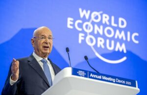 Fórum Econômico Mundial “Dados Rigged” para fazer o Brexit parecer um fracasso, mostrando que relatórios vazios mostram O fundador do Fórum Econômico Mundial e o ex -presidente Klaus Schwab participa de uma sessão durante o Fórum Econômico Mundial (WEF) Reunião Anual em Davos em 21 de janeiro de 2025