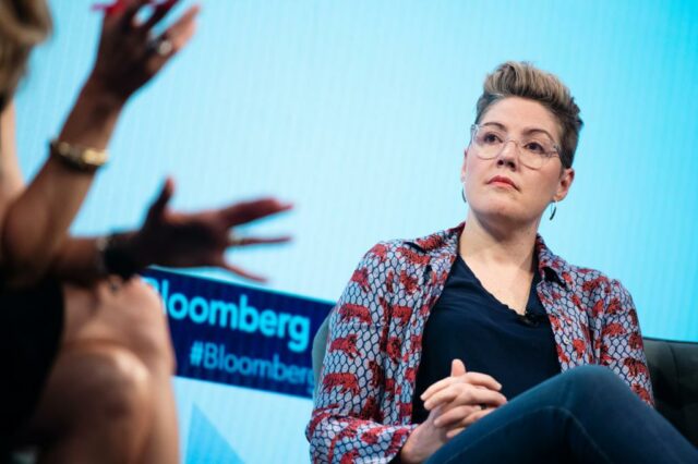 Christine Hunsicker, Cao Caastle Inc., no topo da Bloomberg Breakaway.