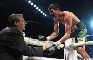 Fundora, Tim Tszyu para proteger a coroa da Superwelter da WBC Sebastian Fundora comemora no sábado, 19 de julho de 2025, depois de ganhar uma luta de boxe de título super pesada contra Tim Tszyu em Las Vegas.