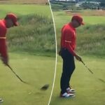 Furious Sergio Garcia faz um motorista em meia camisa - e toca em British Open sem um