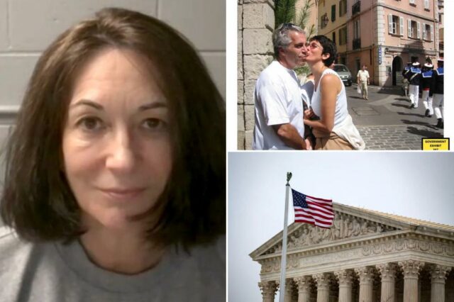 Ghislaine Maxwell faz longas fotos da Suprema Corte para derrubar a crença no comércio sexual


