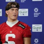 Giants atraídos pela capacidade de liderança inata de Jaxson Dart, que recebe críticas entusiasmadas