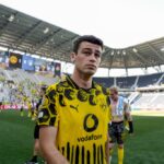 Gio Reyna, do Borussia Dortmund, após a partida da Copa do Mundo no clube da FIFA.