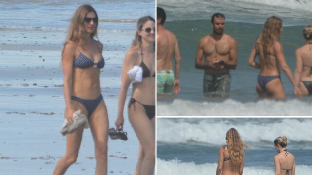 Gisele Bühdchen com crianças em Valente e Costa Rica