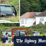 Donald Trump é um carro presidencial, a besta no curso de Turnberry da semana.