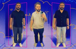 Googles Experimente em lojas de IA e me impressionou, e agora você pode experimentar também Uma captura de tela do Google Shopping com lista de produtos da Banana Republic